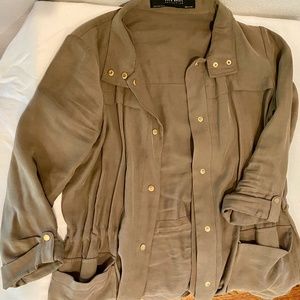 Zara Women's Utility Jacket / Army Green